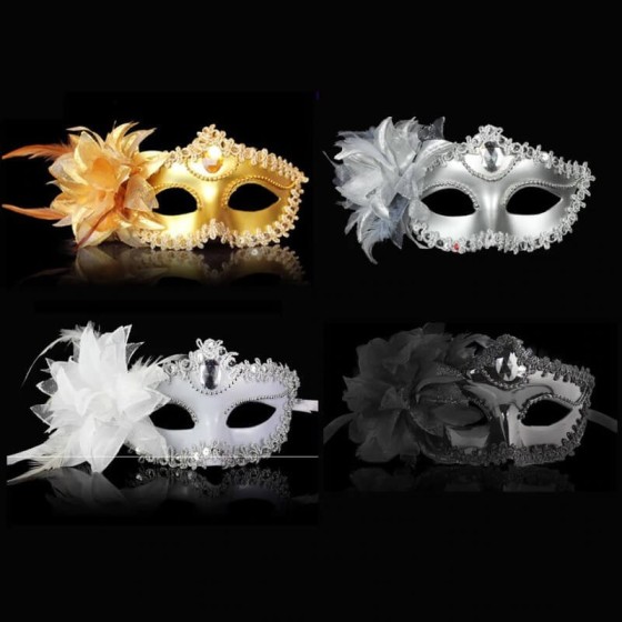 Seksualios venecijos kaukes moterims (4 spalvos) Seksualios venecijos kaukes moterims (4 spalvos)