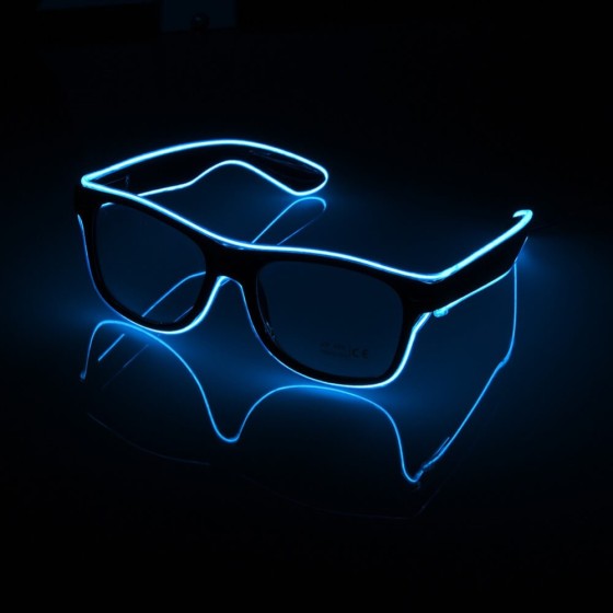 LED svieciantys akiniai LED svieciantys akiniai