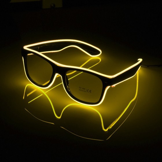 LED svieciantys akiniai LED svieciantys akiniai
