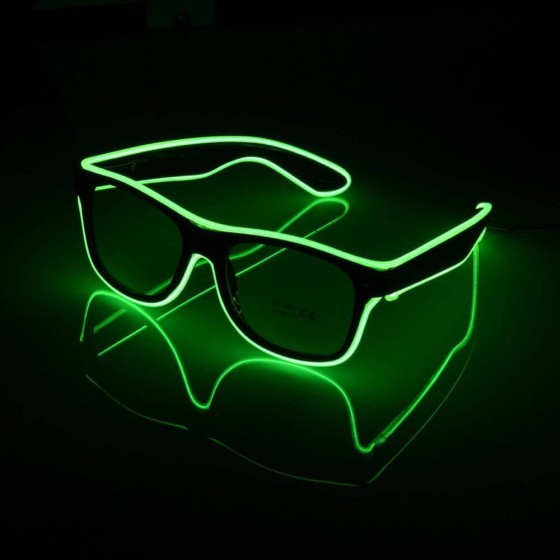 LED svieciantys akiniai LED svieciantys akiniai