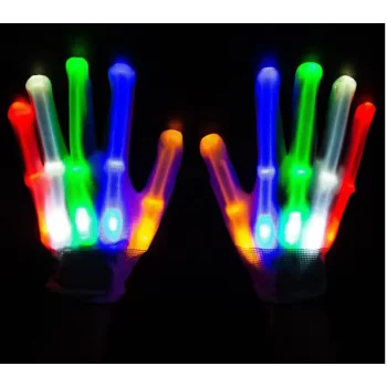 LED šviečiančios pirštinės