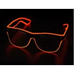 Raudoni LED akiniai vakarėliams Raudoni LED akiniai vakarėliams
