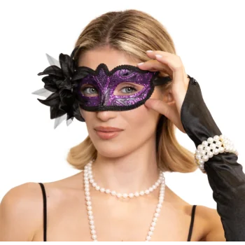 Violetinė venecijos kaukė