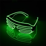 LED akiniai vakareliams su pultu LED akiniai vakareliams su pultu