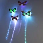 LED plauku segtukai, drugeliai