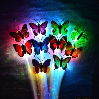 LED plauku segtukai, drugeliai